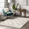 Nuloom Akia Lattice High/Low Tassel Area Rug 9ft x 12ft OZDN18A-9012 - alternate 1